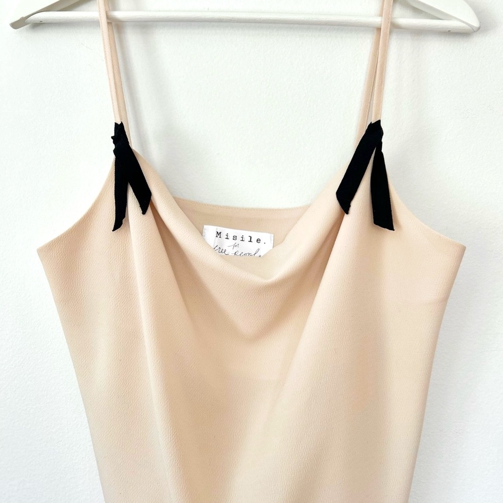 Crepe Camisole w/ contrast trim